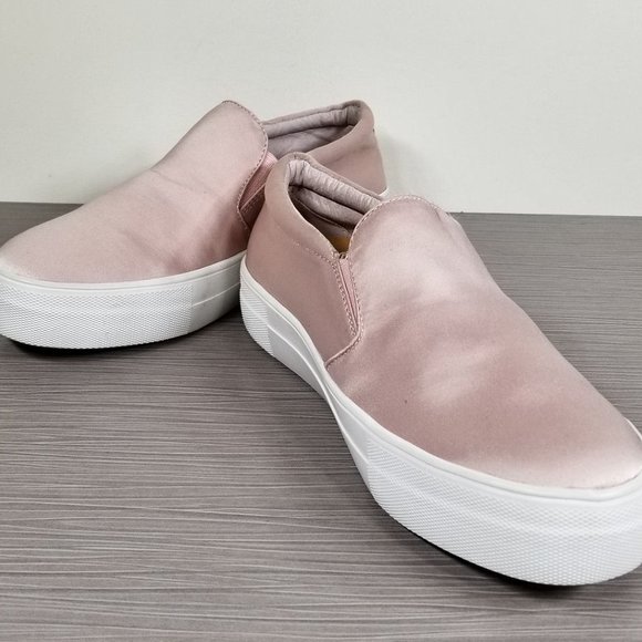 Steve Madden Giles Sneakers, Pink Satin, Womens Various Sizes - Picture 4 of 9